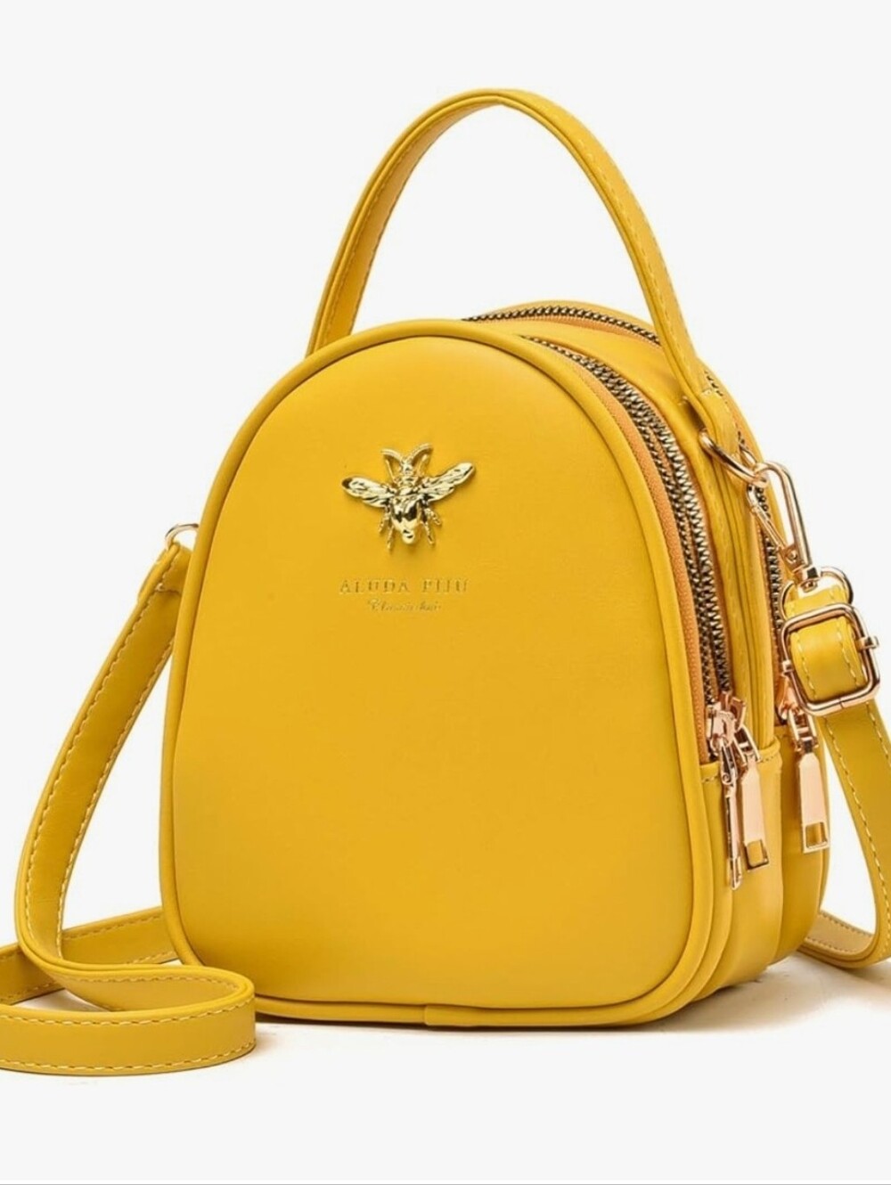 NWOT Yellow Mustard Crossbody Bag